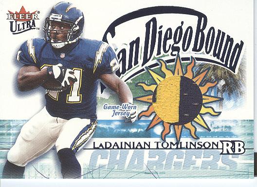 2002 Ultra San Diego Bound Memorabilia #12 LaDainian Tomlinson front image