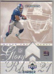 2002 Upper Deck Ovation Bound for Glory Jerseys #BGTB Tiki Barber