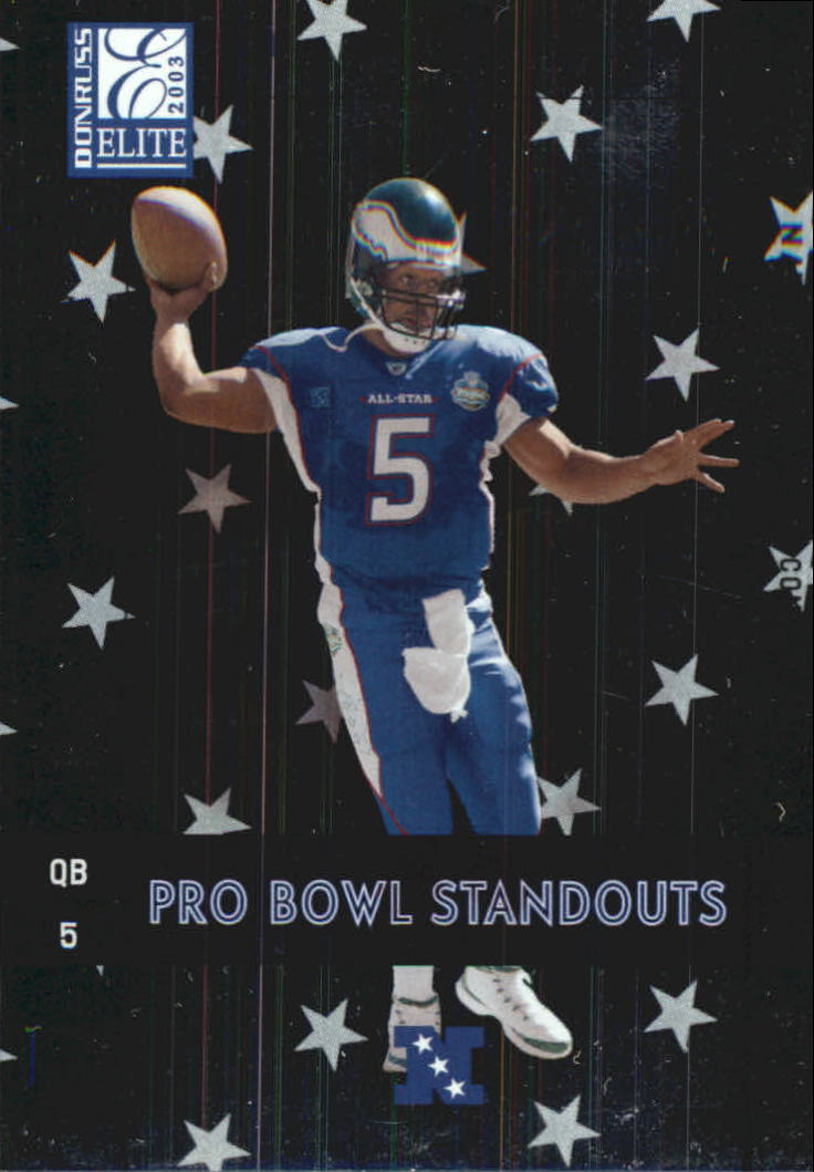 2003 Donruss Elite Pro Bowl Standouts #PB1 Donovan McNabb
