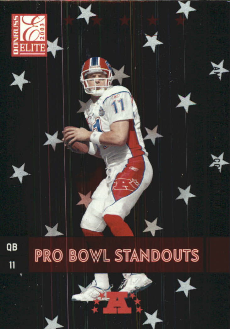 2003 Donruss Elite Pro Bowl Standouts #PB12 Drew Bledsoe