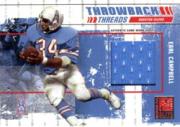 2003 Donruss Elite Throwback Threads #TT14 Earl Campbell