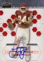 2003 Finest #125 Larry Johnson AU RC