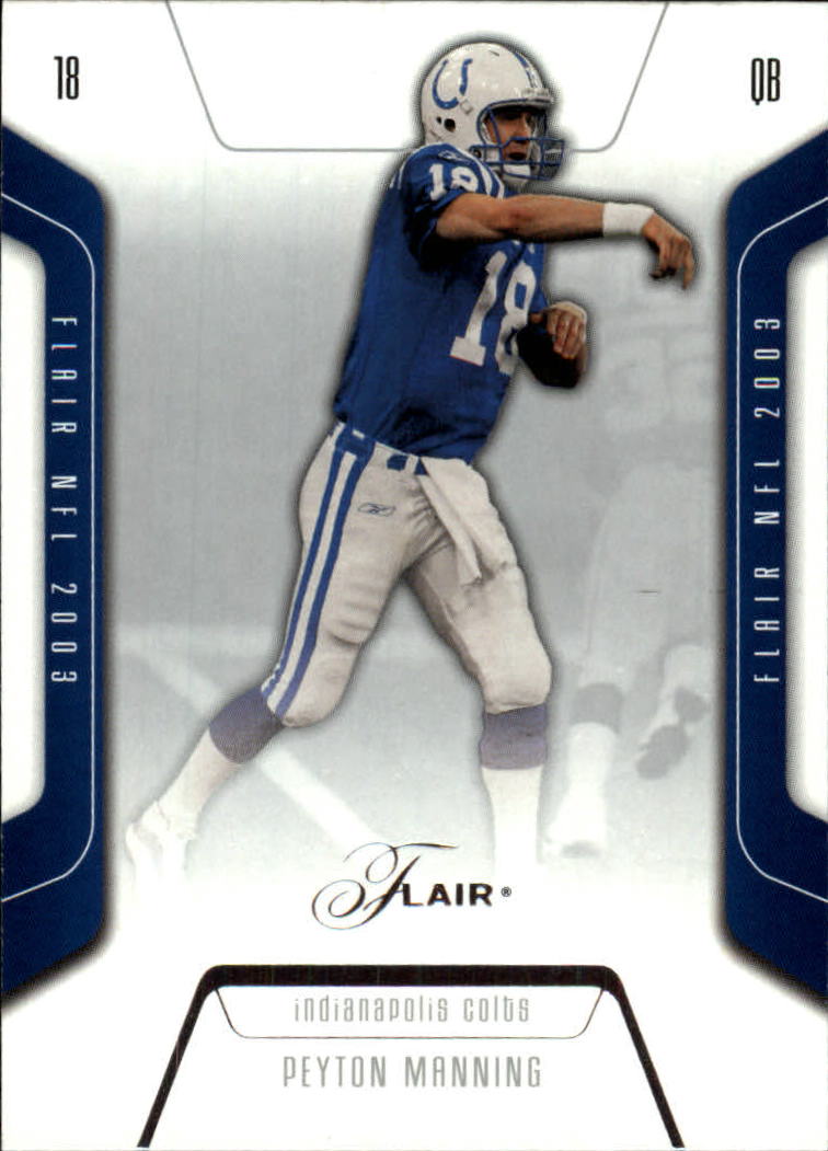 2003 Flair #19 Peyton Manning