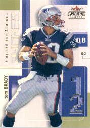 2003 Fleer Genuine Insider #11 Tom Brady