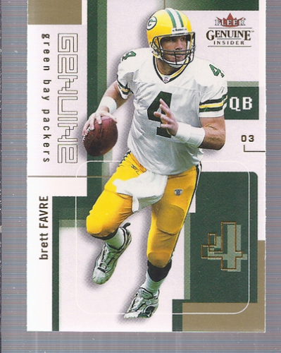2003 Fleer Genuine Insider #43 Brett Favre