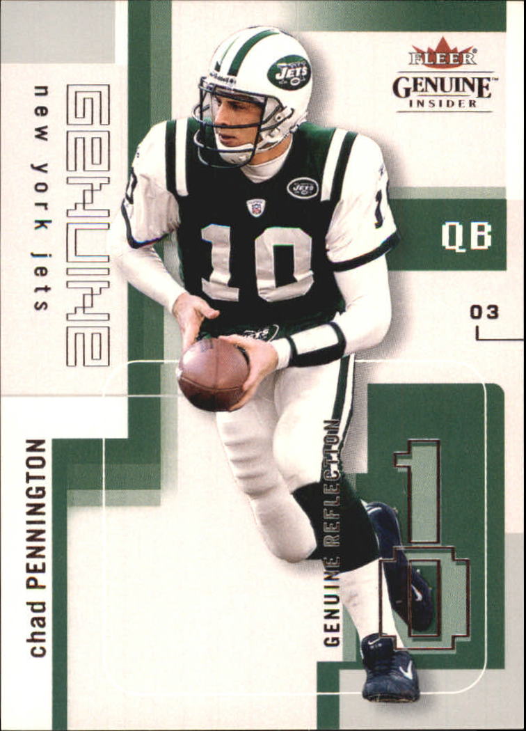 2003 Fleer Genuine Insider Reflection #28 Chad Pennington