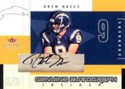 2003 Fleer Genuine Insider Autographs #AIDB Drew Brees