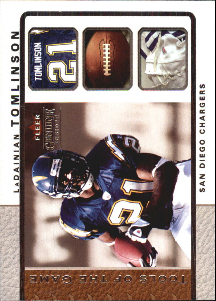 2003 Fleer Genuine Insider Tools of the Game #5 LaDainian Tomlinson