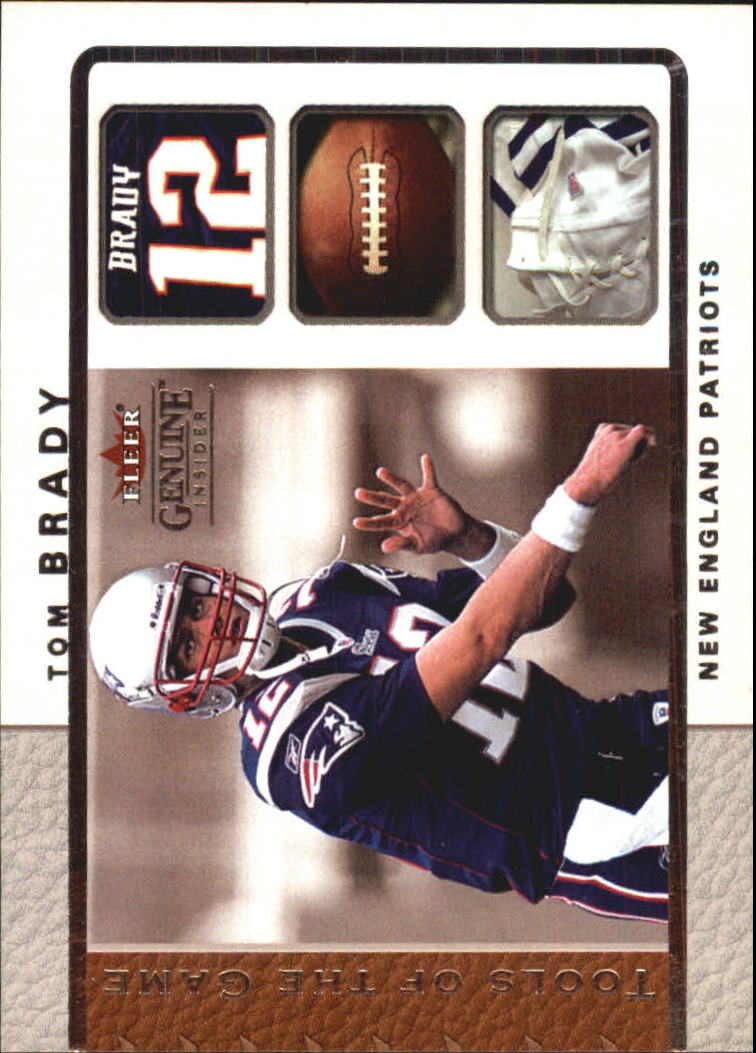 2003 Fleer Genuine Insider Tools of the Game #6 Tom Brady