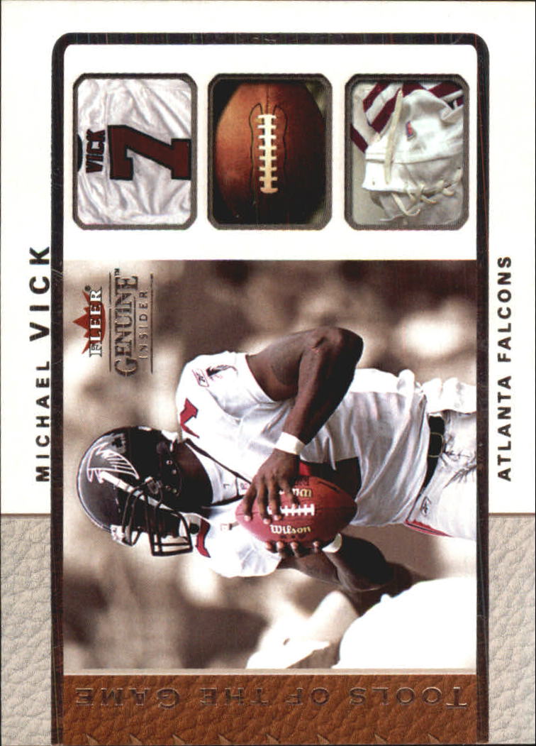 2003 Fleer Genuine Insider Tools of the Game #10 Michael Vick