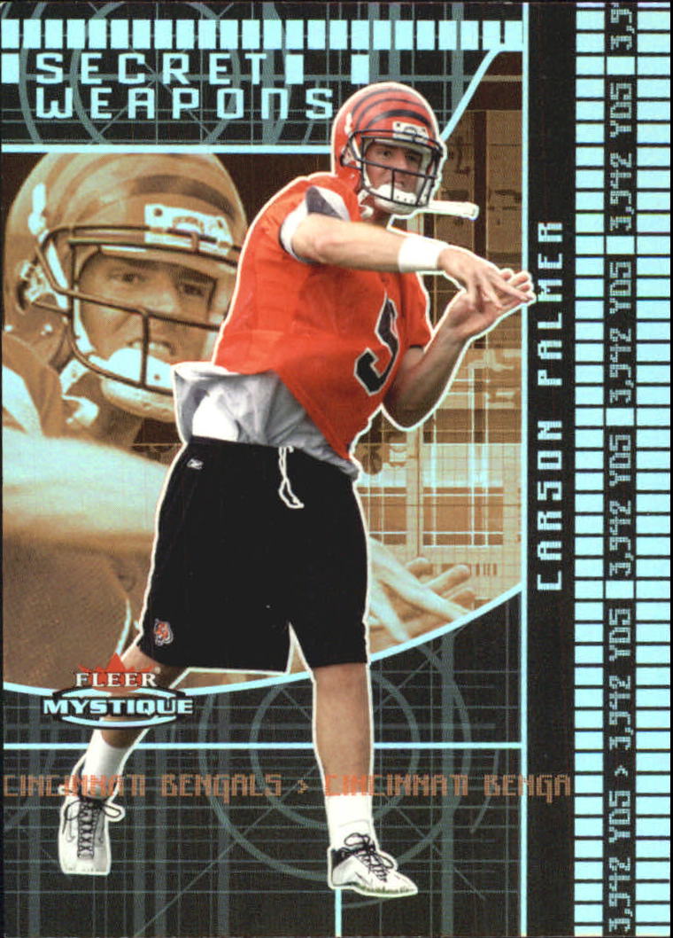 2003 Fleer Mystique Secret Weapons #2 Carson Palmer