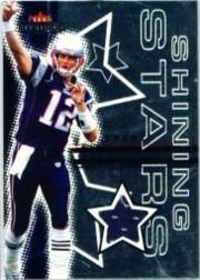 2003 Fleer Mystique Shining Stars Jerseys #TB Tom Brady