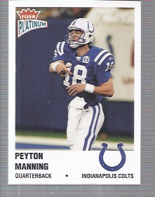 2003 Fleer Platinum #168 Peyton Manning