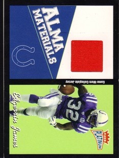 2003 Fleer Platinum Alma Materials #4 Edgerrin James