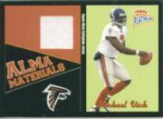2003 Fleer Platinum Alma Materials #8 Michael Vick
