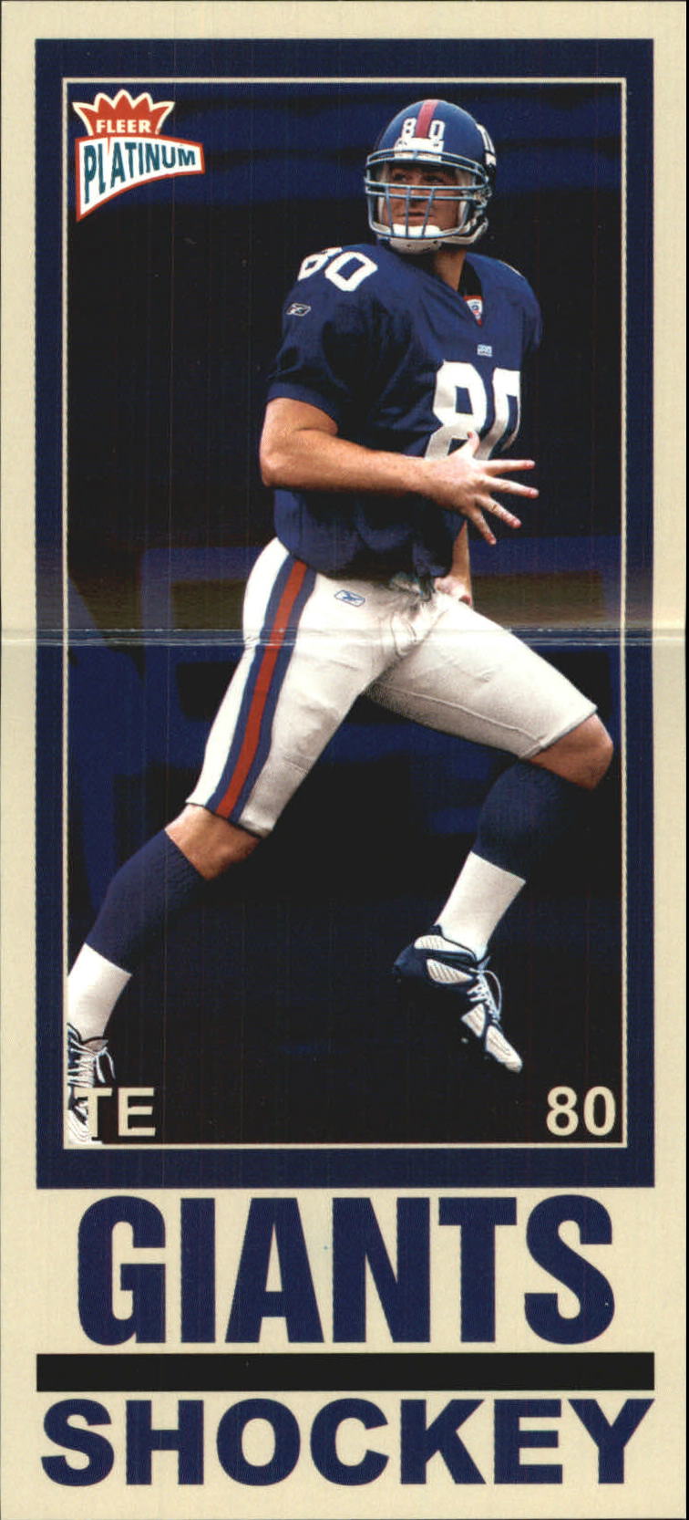 2003 Fleer Platinum Big Signs #6 Jeremy Shockey
