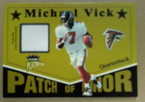 2003 Fleer Platinum Patch of Honor #PHMV Michael Vick/219