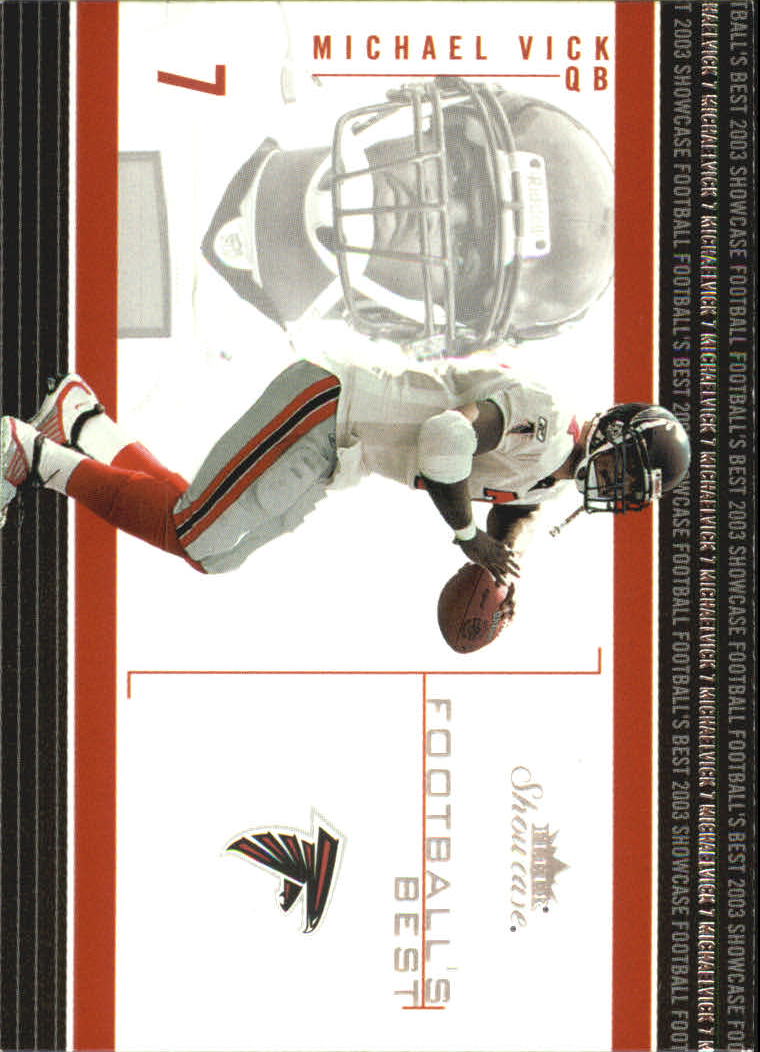 2003 Fleer Showcase Football's Best #1 Michael Vick