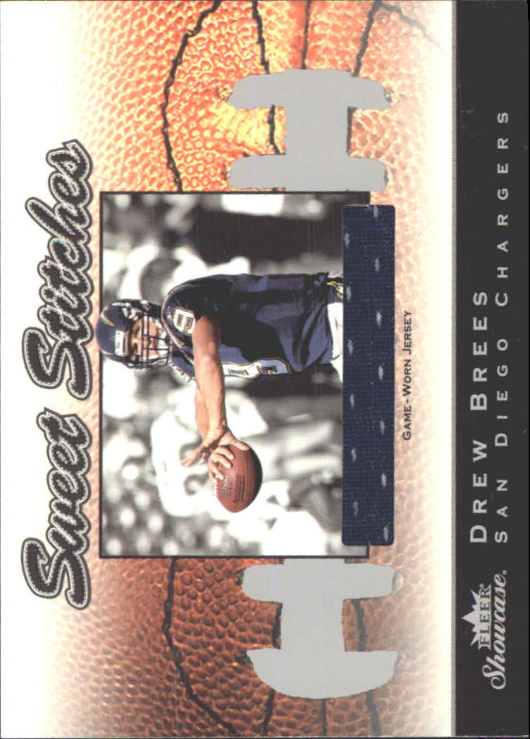 2003 Fleer Showcase Sweet Stitches Jerseys #1 Drew Brees
