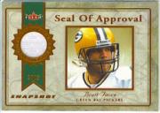 2003 Fleer Snapshot Seal of Approval Jerseys Bronze #SABF Brett Favre