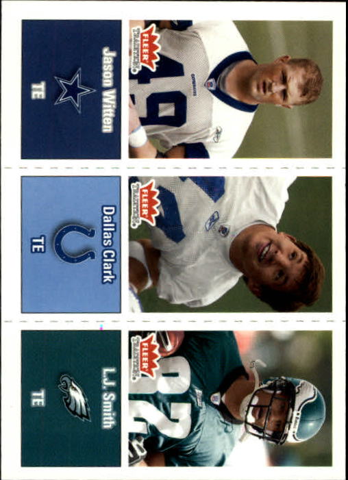 2003 Fleer Tradition #283 Jason Witten RC/Dallas Clark RC/L.J.Smith RC
