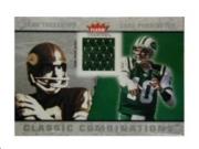 2003 Fleer Tradition Classic Combinations Memorabilia #12 Chad Pennington JSY/Fran Tarkenton