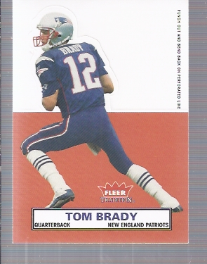 2003 Fleer Tradition Standouts #10 Tom Brady