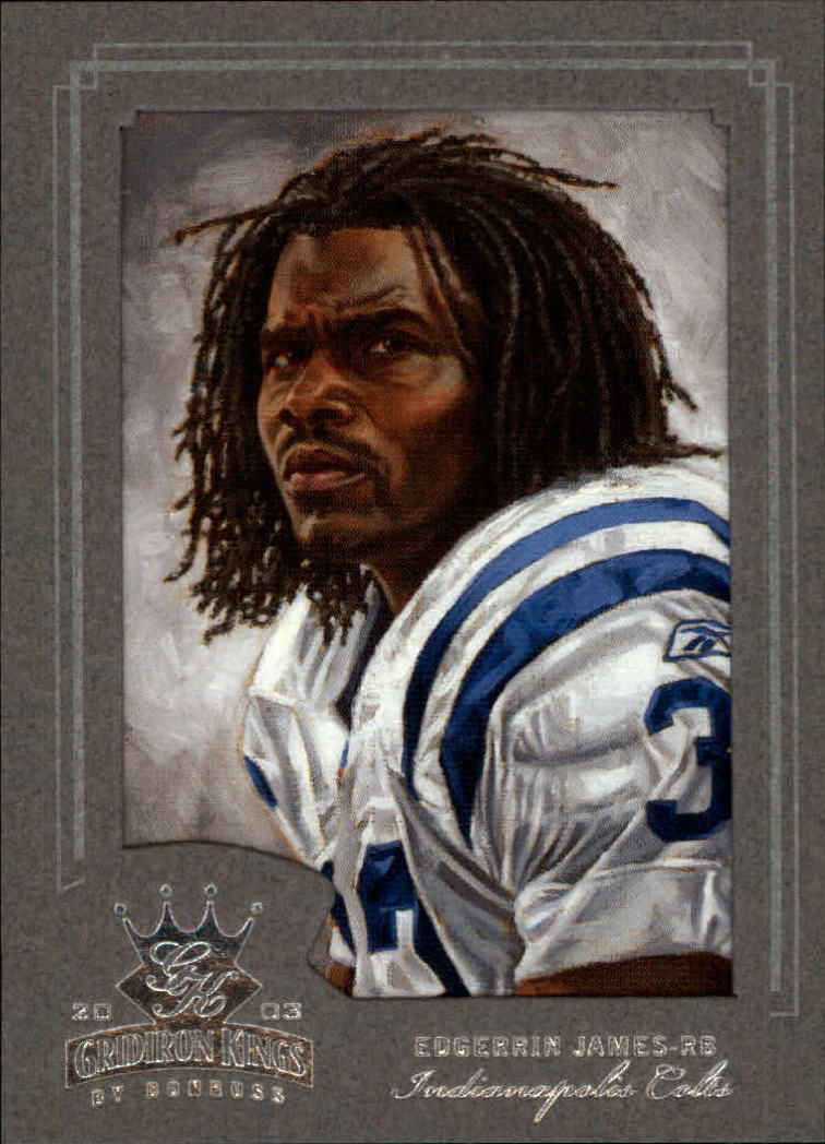 2003 Gridiron Kings Silver #41 Edgerrin James