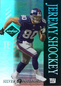 2003 Leaf Limited Silver Spotlight #64 Jeremy Shockey
