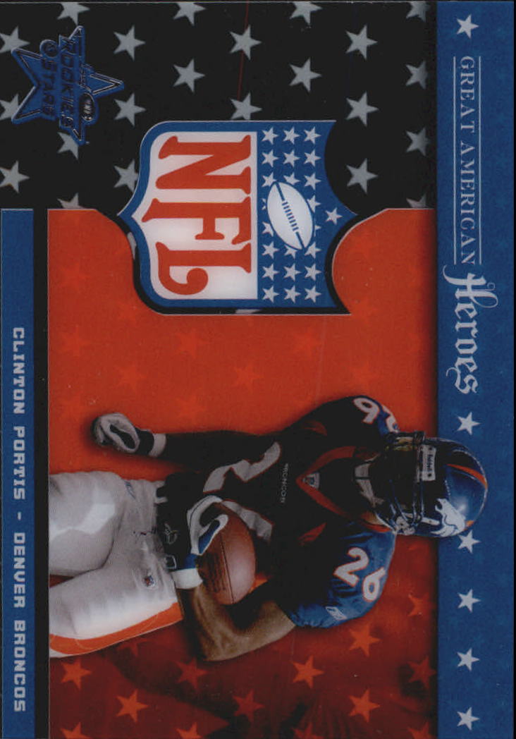2003 Leaf Rookies and Stars Great American Heroes #GA7 Clinton Portis