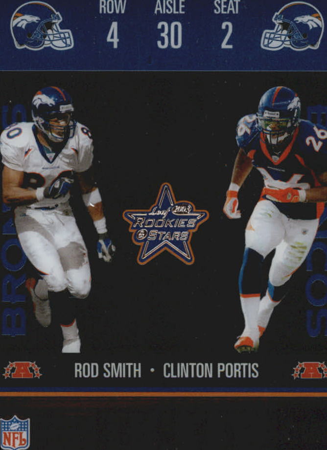 2003 Leaf Rookies and Stars Ticket Masters #TM11 Clinton Portis/Rod Smith