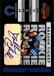 2003 Playoff Contenders #150 Dallas Clark AU/539 RC