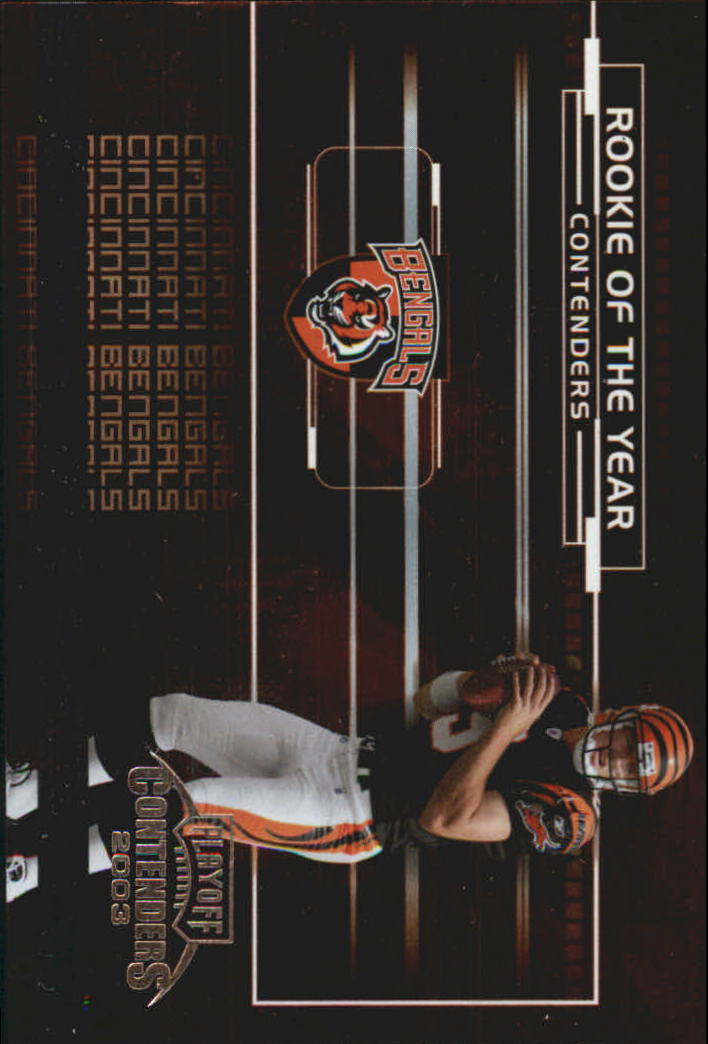 2003 Playoff Contenders ROY Contenders #ROY1 Carson Palmer