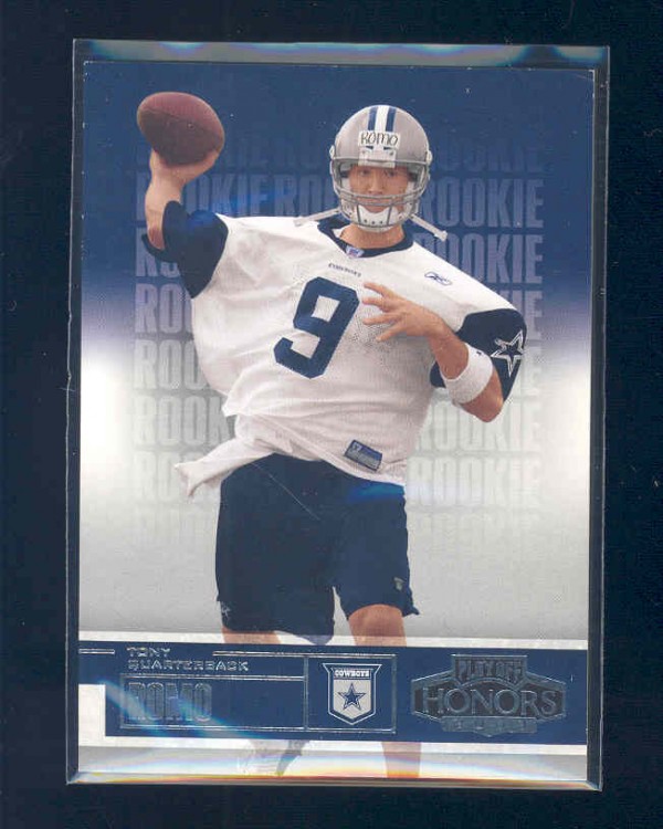 2003 Playoff Honors #107 Tony Romo RC front image