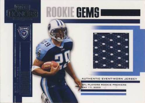2003 Playoff Honors #209 Chris Brown JSY RC