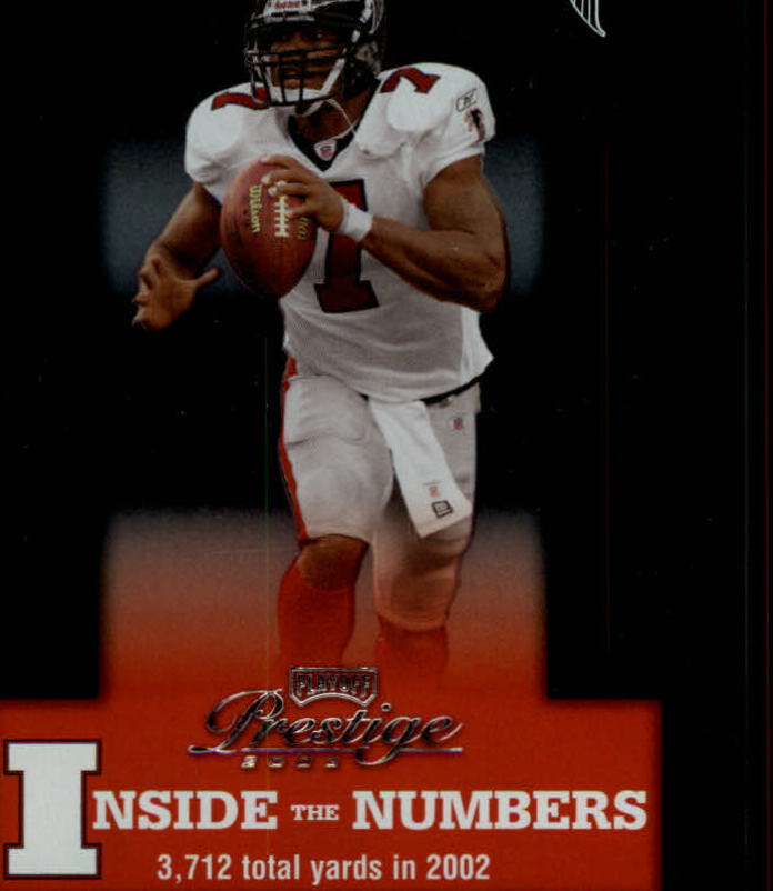 2003 Playoff Prestige Inside the Numbers #IN8 Michael Vick