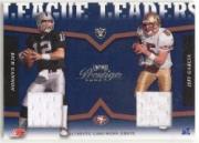 2003 Playoff Prestige League Leader Tandems Materials #LLT1 Jeff Garcia/Rich Gannon