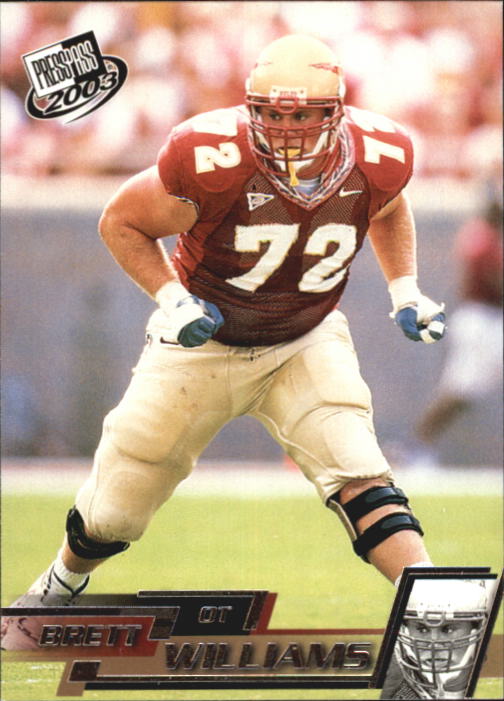 2003 Press Pass #37 Brett Williams