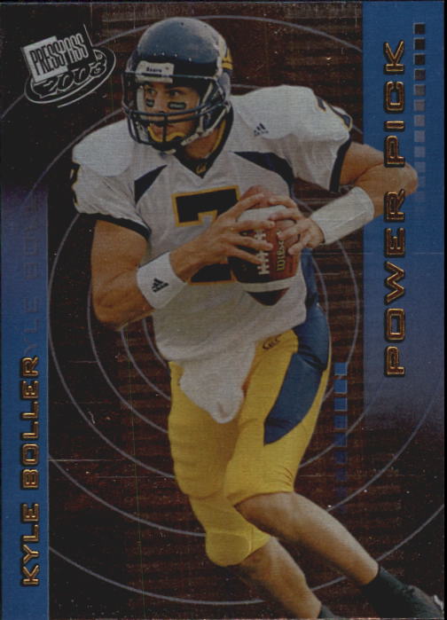 2003 Press Pass #49 Kyle Boller PP