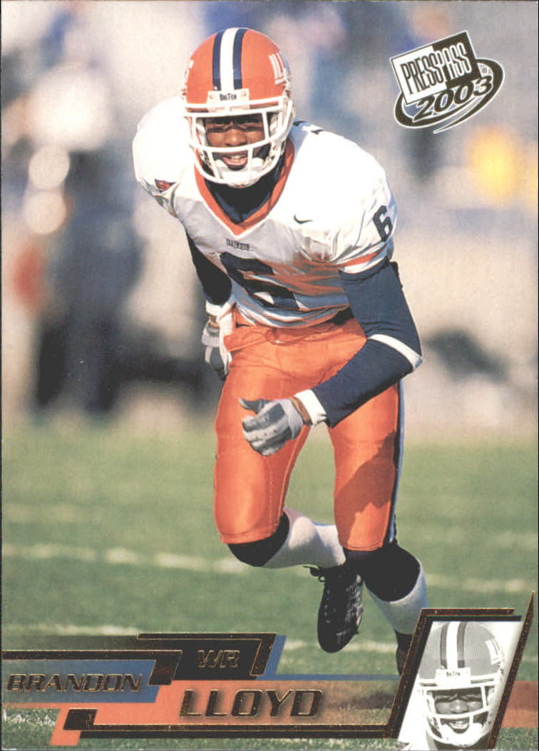 2003 Press Pass Gold Zone #G27 Brandon Lloyd