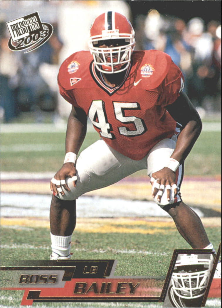 2003 Press Pass Gold Zone #G43 Boss Bailey