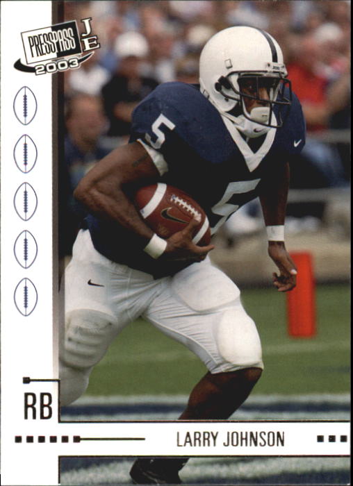 2003 Press Pass JE #16 Larry Johnson