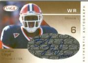 2003 SAGE Autographs Bronze #A26 Brandon Lloyd/520