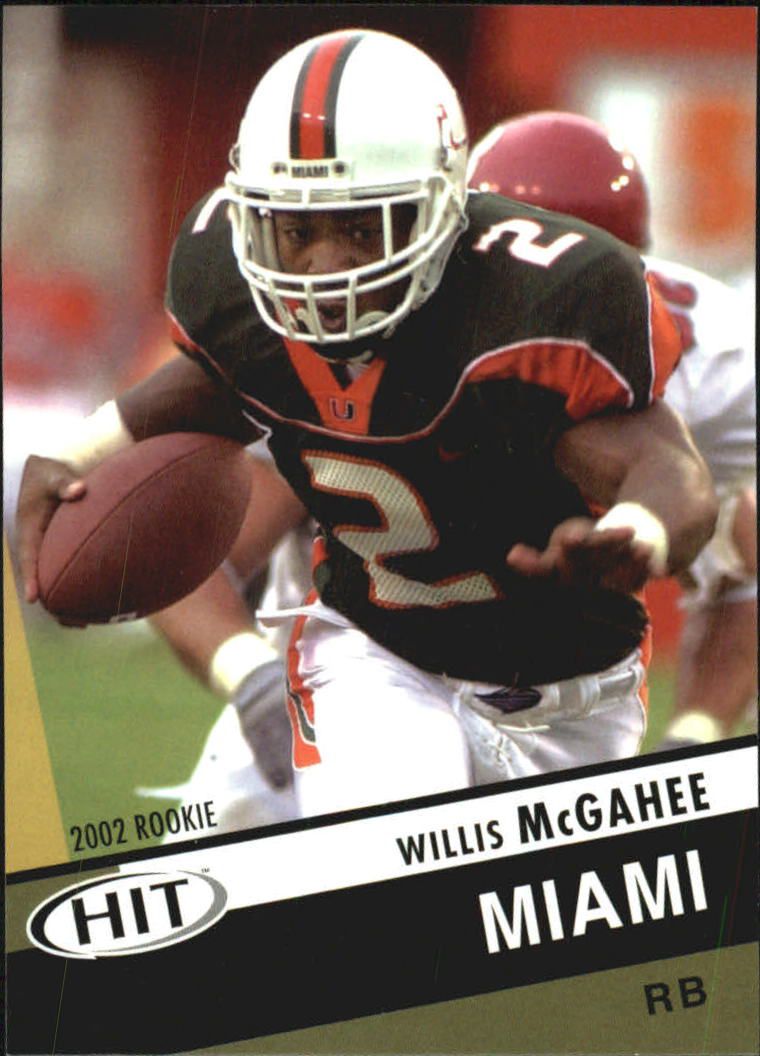 2003 SAGE HIT #2 Willis McGahee