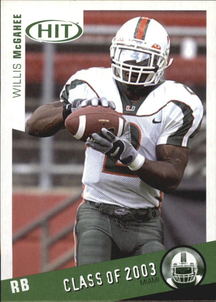 2003 SAGE HIT Class of 2003 Emerald #C2 Willis McGahee