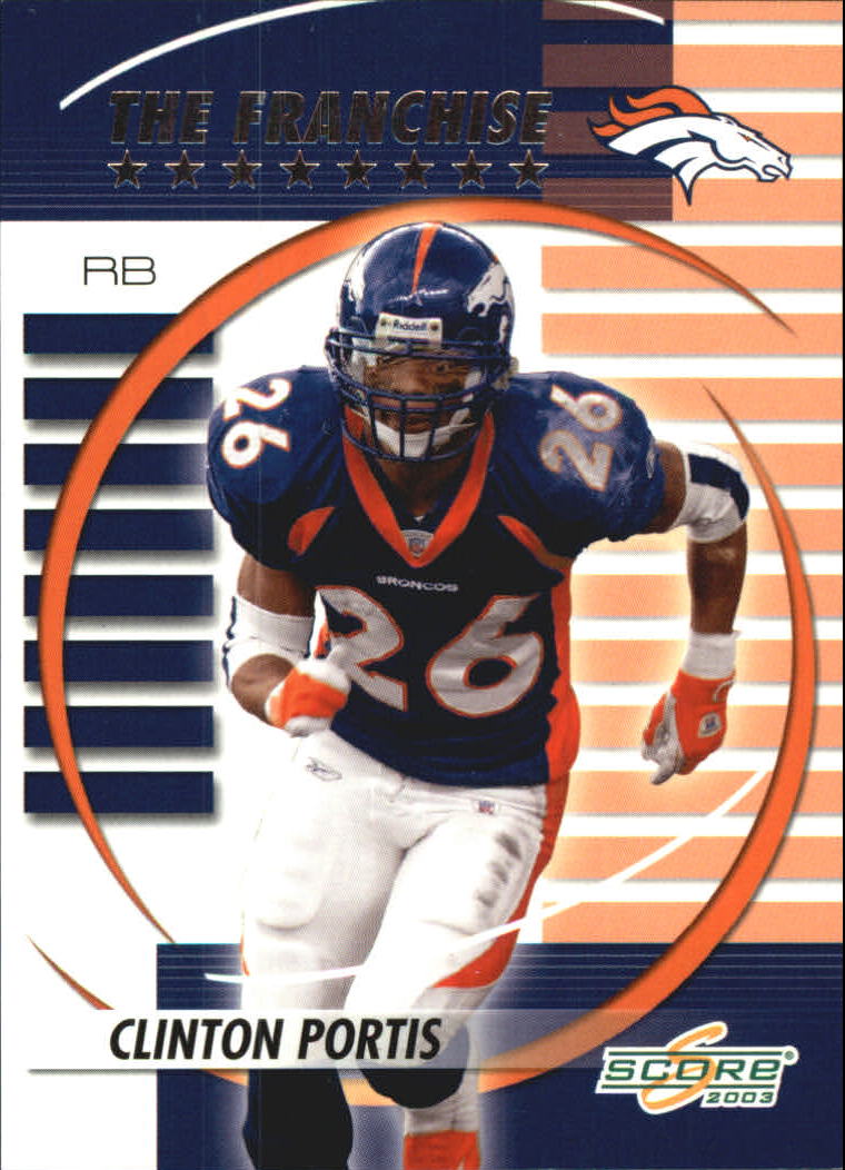 2003 Score The Franchise #TF10 Clinton Portis