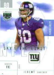 2003 SkyBox LE Sky's the Limit #2 Jeremy Shockey
