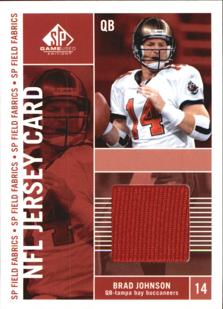 2003 SP Game Used Edition Field Fabrics #BJ Brad Johnson