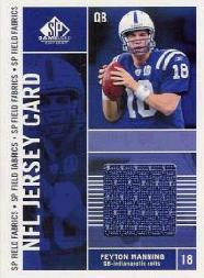2003 SP Game Used Edition Field Fabrics #PM Peyton Manning