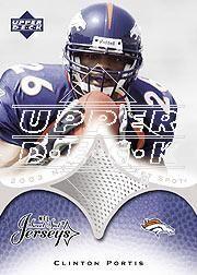 2003 Sweet Spot Jerseys #JCPO Clinton Portis